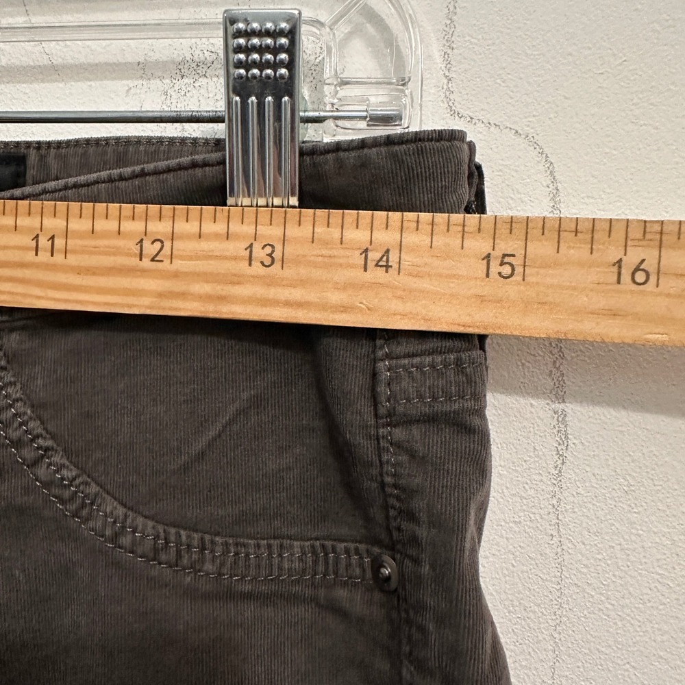AG Adriano Goldschmied The Legging Corduroy Pants Grey Super Skinny 28R - Picture 11 of 12